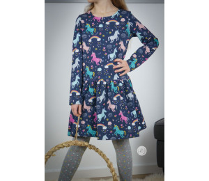 Jersey - Dreaming Unicorn dunkelblaugrau schwarz